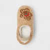 Toddler Gingerbread Scuff Slippers - Wondershop™ Camel - 3 of 4
