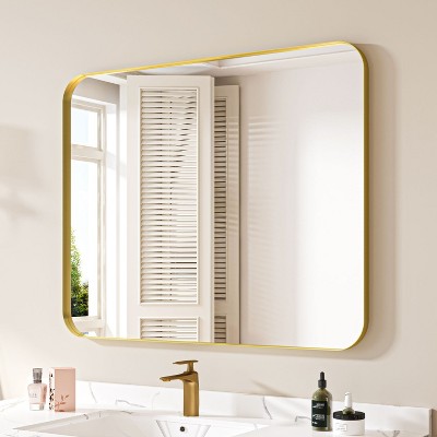 Aluminum Framed Bathroom Mirror