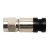 Amphenol TFC-QC2QS-06U-3LC-BLACK RG6 Coaxial Compression Connector (50 Pack) - 2 of 4