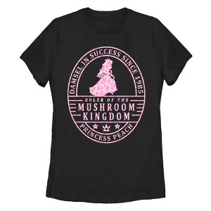 Women's Nintendo Princess Peach Ruler of the Mushroom Kingdom T-Shirt - 1 of 4