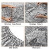 6 Piece Sheet Sets Paisley Printed Sheets Set Ultra Soft Deep Pocket Microfiber Bed Sheets - Lux Decor Collection - 4 of 4