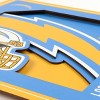 NFL Los Angeles Chargers 3D Logo Series Wall Art - 12"x12" - 4 of 4