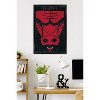 Trends International NBA Chicago Bulls - Logo 25 Framed Wall Poster Prints - 2 of 4