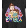 Girls' - Disney Princess - Belle with Book Fitted Short Sleeve Graphic T-Shirt - 2 of 4