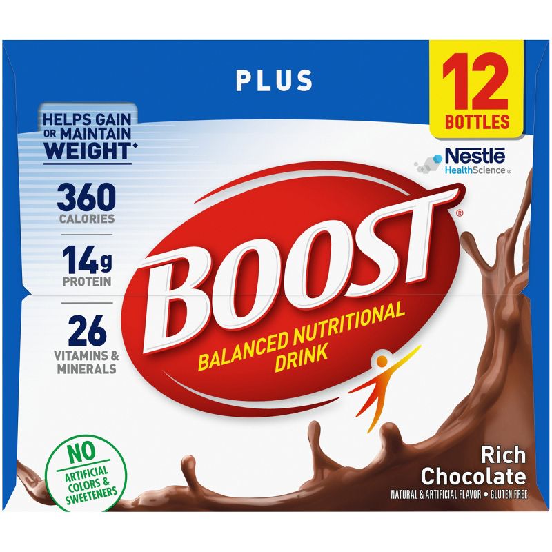 Boost Plus Nutritional Drink - Rich Chocolate - 8 fl oz/12pk, 5 of 7