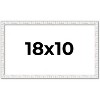 PosterPalooza | Textured White Picture Frame - UV Acrylic, Backing Board, Hanging Hardware Included - 2 of 4