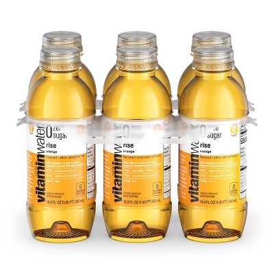 vitaminwater zero rise orange - 6pk/16.9 fl oz Bottles