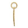 Black Bow Jewelry 14k Yellow Gold, Grace Collection, Satin Heart Initial L Pendant, 15mm - 2 of 4