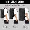 Convertible Backpack Duffle Bag, Water Resistant Heavy Duty for Gym, Sports, and Travel, Multiple Sizes Available - 3 of 4