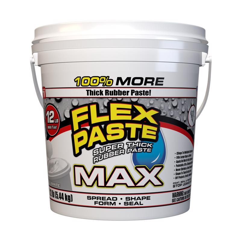 FLEX SEAL Family of Products FLEX PASTE MAX White Rubber Coating 12 lb, 1 of 11