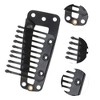 Unique Bargains 10-Teeth Snap Wig Hair Clips 20 Pcs - 2 of 4