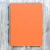 Hamilco Colored Scrapbook Cardstock Paper 4x6 Card Stock Paper 65 lb Cover 100 Pack (Flower Orange) - 3 of 4