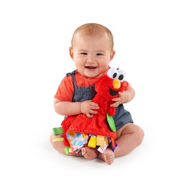 Image of Bright Starts Snuggles with Elmo Baby's First Soothing Blanket