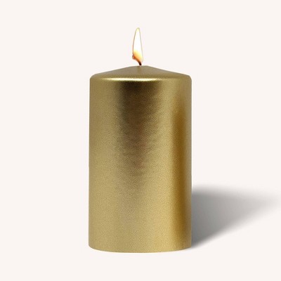 Hyoola - Metallic Pillar Candles