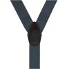 CTM Men's 1.375 Inch Wide Solid Color Y-Back Button-End Suspenders - 2 of 4