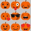 Men's Design By Humans Halloween Pumpkins Emoji By honeytree T-Shirt - 2 of 4