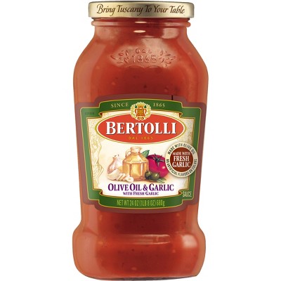 Bertolli Olive Oil & Garlic Pasta Sauce - 24oz : Target