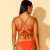 Women's Striped Crochet Medium Coverage Bralette Bikini Top - Wild Fable™ - 2 of 3