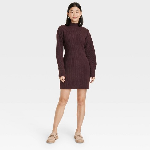 Women's long sleeve hot sale sweater dress