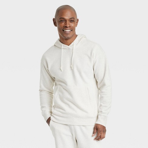 Men's Cotton Fleece Hooded Sweatshirt - All In Motion™ Heathered