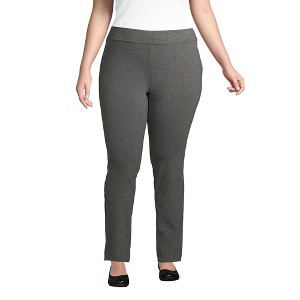Lands' End Women's Starfish Mid Rise Slim Leg Pants - 1 of 4