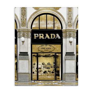 Stupell Industries Glam Fashion Storefront Milan Inspired Architecture Canvas Art - 1 of 4