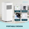 Simzlife Portable Air Conditioner 10,000 BTU, Cools up to 350 Sq.Ft., 3-in-1 Room AC Unit, Cool Sleep Dehumidifier & Fan Modes, 24H Timer - 3 of 4