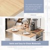 Kitchen Island with Adjustable Shelves, Drop Leaf and Wine Rack - 4 of 4