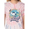 Peanuts Women's Snoopy Feelin Groovy Nightgown Sleep Pajama Shirt Multicolored - image 2 of 4