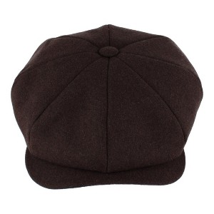 Wigens Men's Classic Retro Newsboy Cap with Curved Peak - 1 of 4