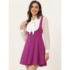 INSPIRE CHIC Women's Button Overalls Pinafore Suspenders Skirt - 2 of 4