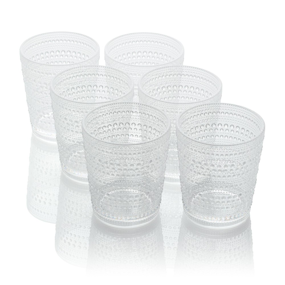 Photos - Glass Certified International  16oz Acrylic Dof Glasses Santa Fe Clear (Set of 6)