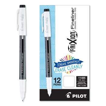 Lineon Erasable Gel Pens, 18 Colors Retractable Erasable Pens Clicker, Fine Point, Make Mistakes Disappear, Assorted Color Inks for Drawing Writing