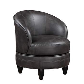 Sophia Faux Leather Accent Chair Gray - Steve Silver Co.