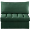 Meridian Furniture,Jacob Velvet Armless - 3 of 4