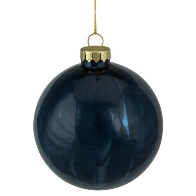 Northlight 4" Shiny Royal Blue Glass Christmas Ornament