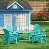 WestinTrends Malibu Kids 5-Piece HDPE Outdoor Patio Round Dining Table and Chairs Set - 2 of 4
