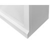 17" Modern Wood Open Bookcase Office Storage White: Martin Furniture Abby Collection, Enclosed Back, Adjustable Shelves - 3 of 4