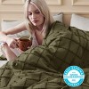 Bedsure | Solid Minimalist Embroidery Duvet Cover Set Cozy and Stylish Bedding Set - 2 of 4