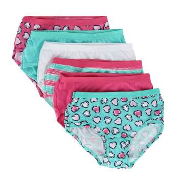 Danskin Underwear Underpants Girls 3 pack Boyshorts Mint Peach New