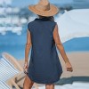 Women's Pure Cotton Button-Down Beach Cover-Up Dress - Cupshe - 4 of 4