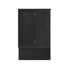 Keloyid Haimyy Solid Wood Frame Queen Murphy Bed Chest with Built-in Charger and Strong Drawer - 4 of 4
