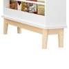TopComfy Decorative Storage Cabinets Wall Mounted Kids Bookshelf with Display Shelves for Playroom, White, 28.74"*5.91"*46.06" - 4 of 4