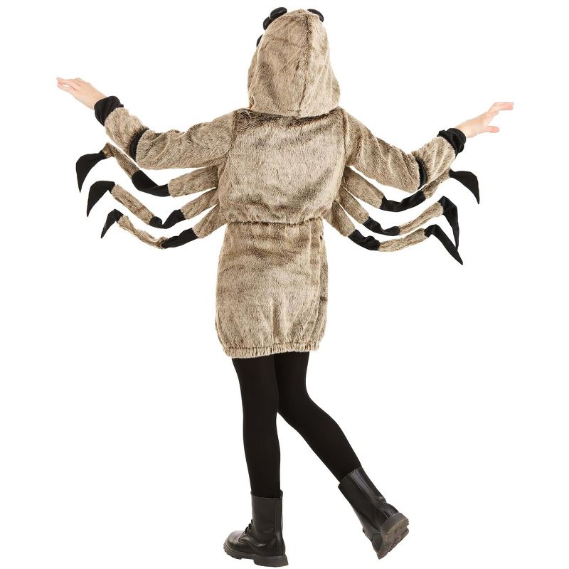HalloweenCostumes.com Girl's Cozy Tarantula Costume, 4 of 7
