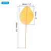 Unique Bargains Realistic Design Artificial Leaves with Steam 20 Pcs - 2 of 4