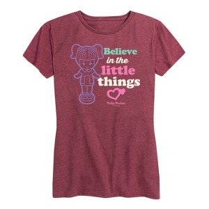 Women's - Polly Pocket - Believe In The Little Things Short Sleeve Graphic T-Shirt - 1 of 4