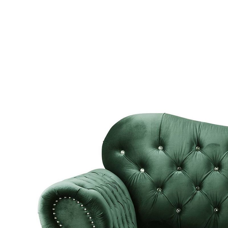 76&#34; Iberis Sofa Green Velvet - Acme Furniture, 2 of 9