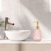 Unique Bargains Reusable Argyle Soap Dispenser 11.84oz 1 Pc - 2 of 4