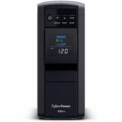 CyberPower Uninterruptible Power Supply CP850PFCLCD 850VA Model