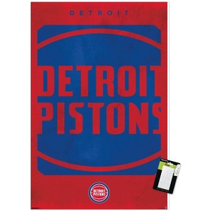 Trends International NBA Detroit Pistons - Logo 25 Unframed Wall Poster Prints - 1 of 4